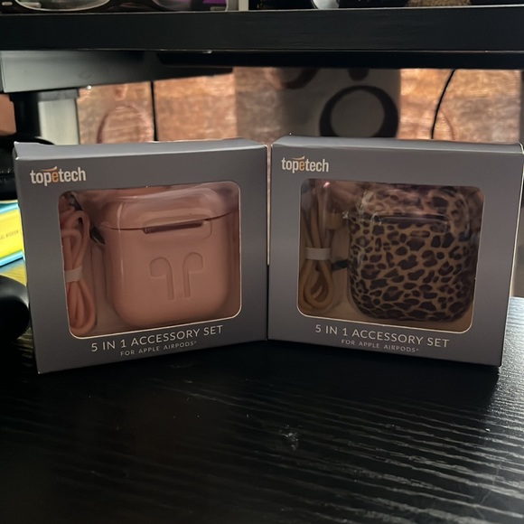 TOPETECH Apple AirPods Protective Case and Accessories Bundle 2-pack - Picture 4 of 4